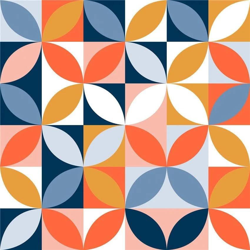 Retro Bloom — tile sample 1